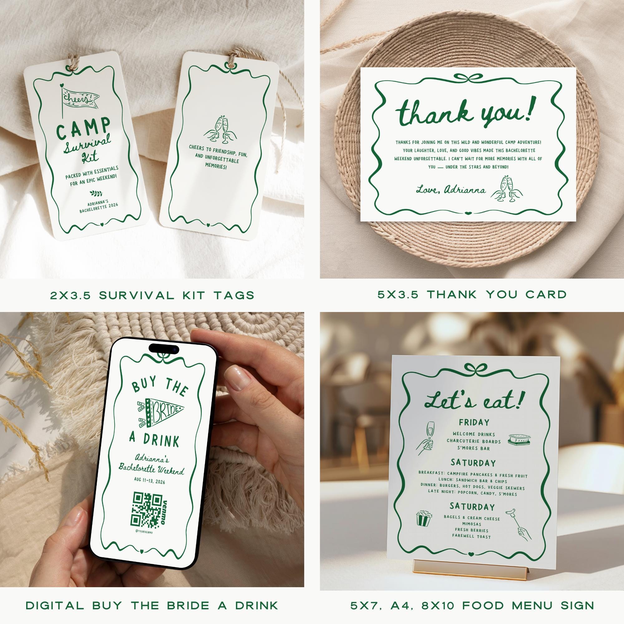 Camp Bachelorette Party Bundle