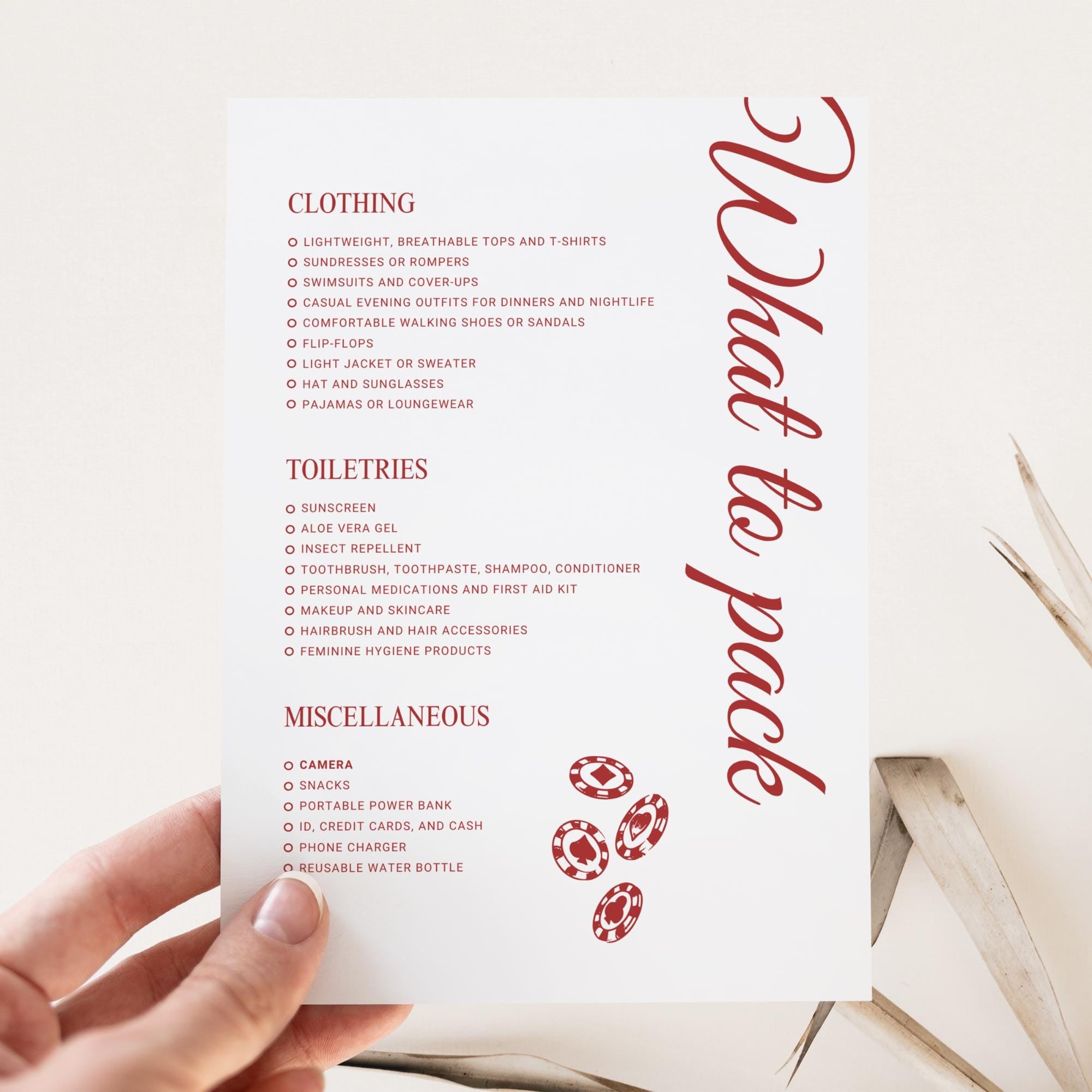 Vegas Bachelorette Invitation Template, Editable Bachelorette Party Invite, Sin City Bachelorette, Printable Vegas Invite Itinerary Canva