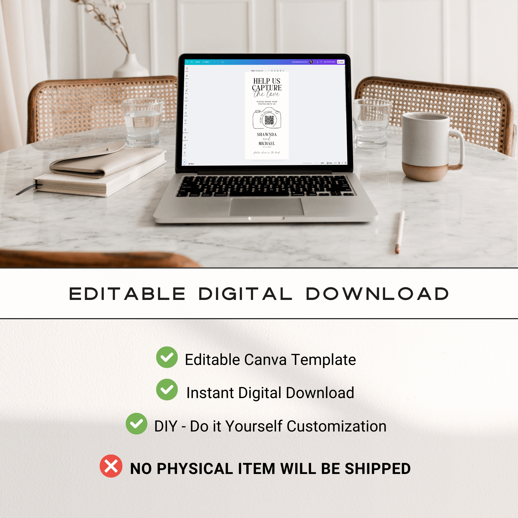 That’s Amore Rehearsal Dinner Welcome Sign – Editable Canva Template for Engagement or Wedding Events