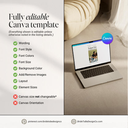 Tequila &amp; Tanlines Bachelorette Weekend Bundle – Beach Canva Templates