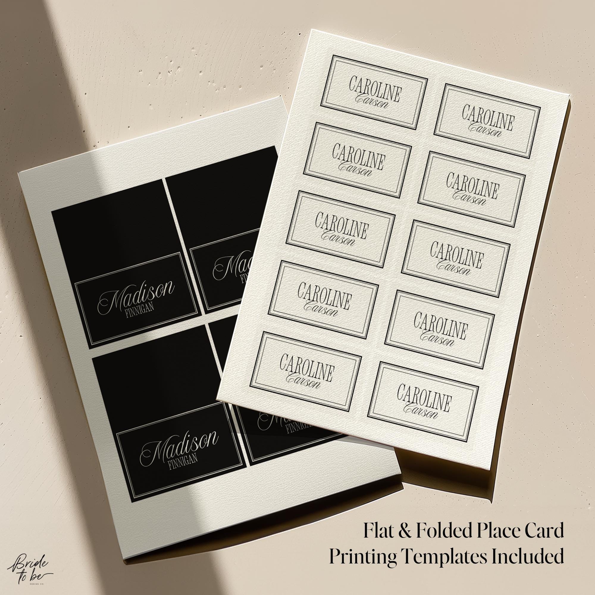 Black &amp; Ivory Wedding Bundle – Elegant Estate Wedding Canva Templates