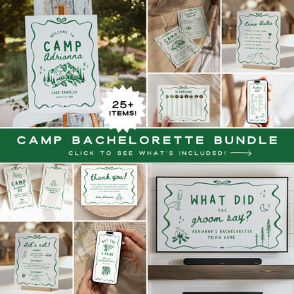 Camp Bachelorette Party Bundle