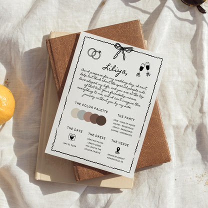 Bridesmaid Photo Proposal Card Template and Info Card, Will You Be My Bridesmaid, Bow Bridesmaid Proposal Cards, Maid of Honor Proposal, DIY