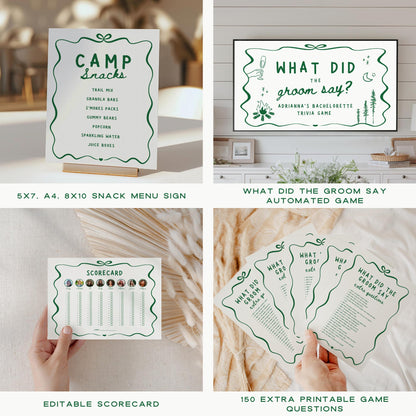 Camp Bachelorette Party Bundle