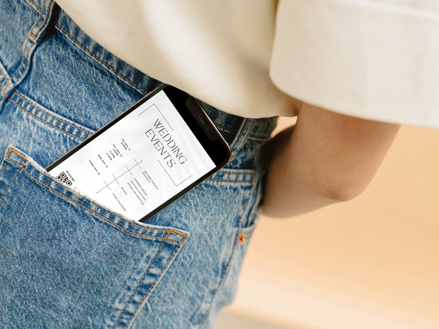 Destination Wedding Welcome Letter &amp; Itinerary – Editable Canva Template