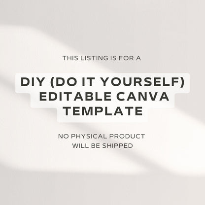 Save The Date Digital Evite Template, Digital Invite, Modern Minimalist Digital Invitation, Electronic Wedding Thank You Card Canva DIY