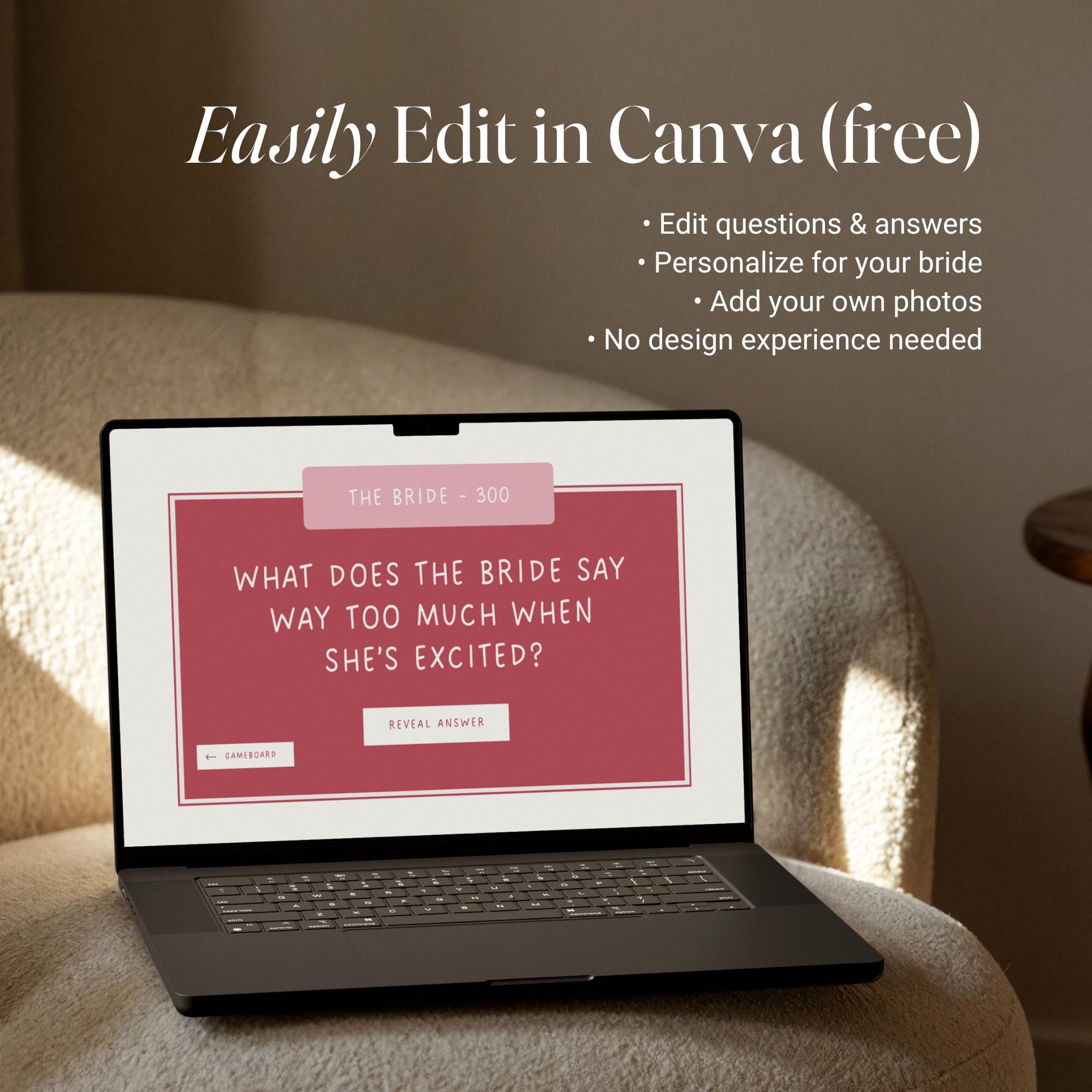 Girls Gone Mild Bachelorette Games Bundle | Animated Canva Party Games