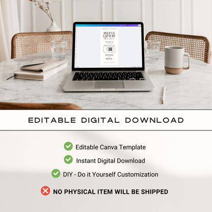 Camp Bachelorette Invitation &amp; Itinerary – Editable Canva Template for Glamping or Last Trail Before the Veil Weekend