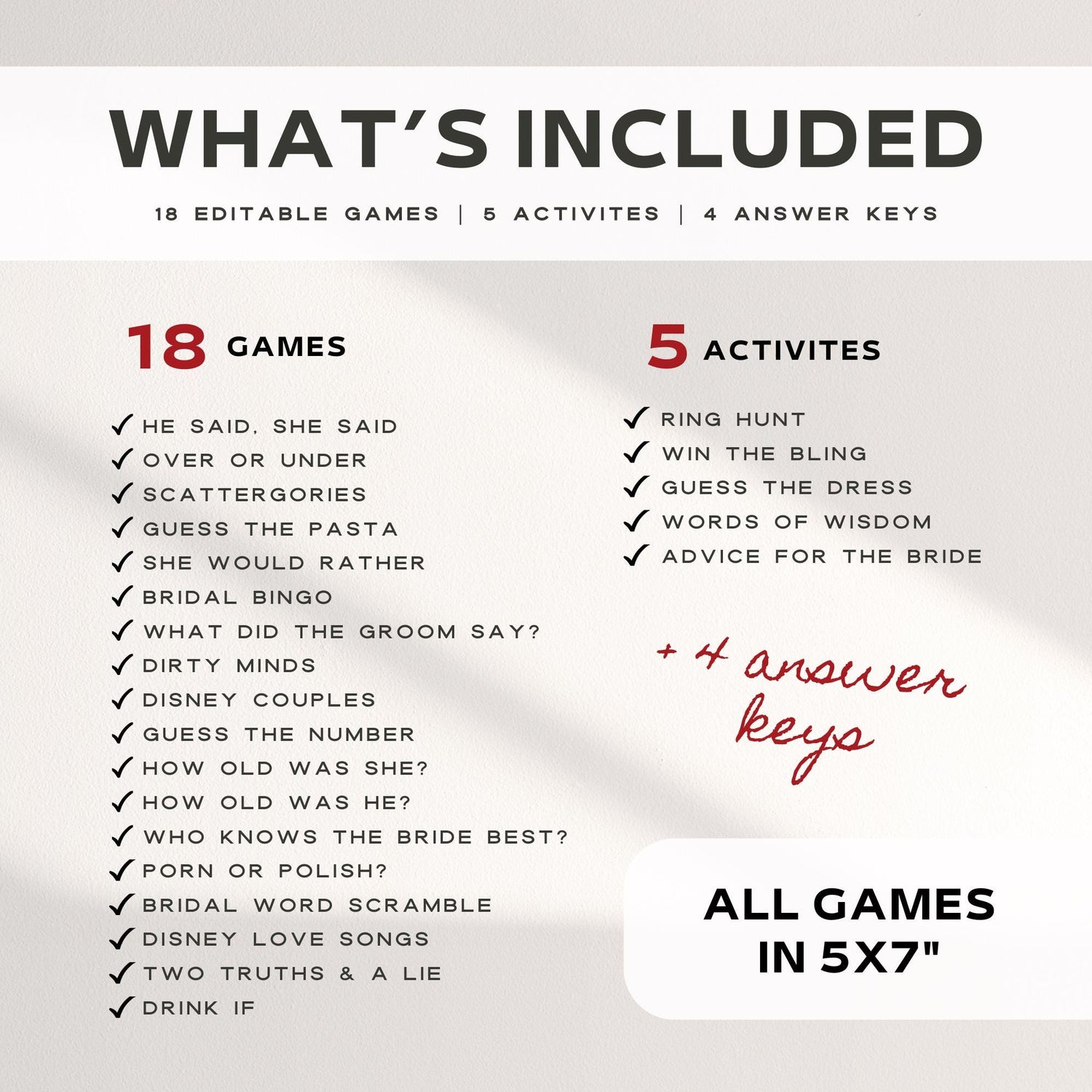 That’s Amore Bridal Shower Games – Editable Italian-Themed Canva Template for Wedding Shower Party