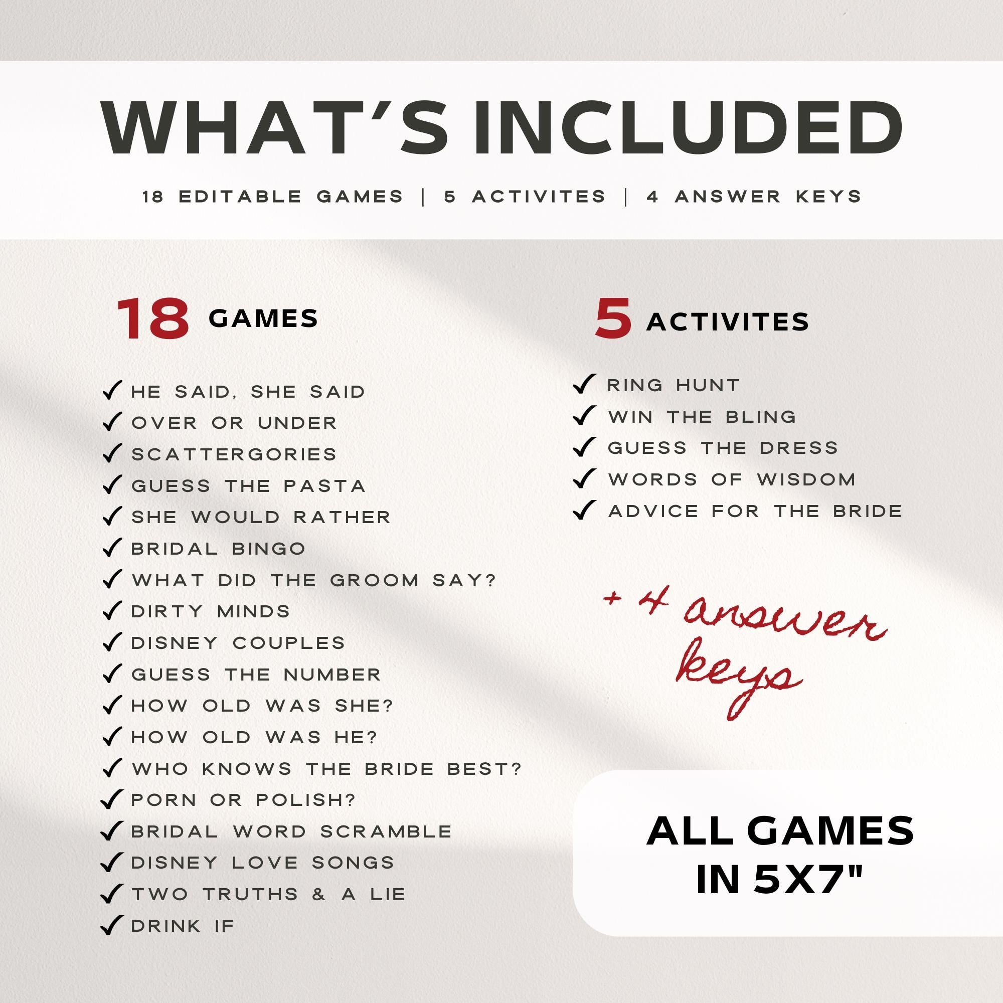 That’s Amore Bridal Shower Games – Editable Italian-Themed Canva Template for Wedding Shower Party