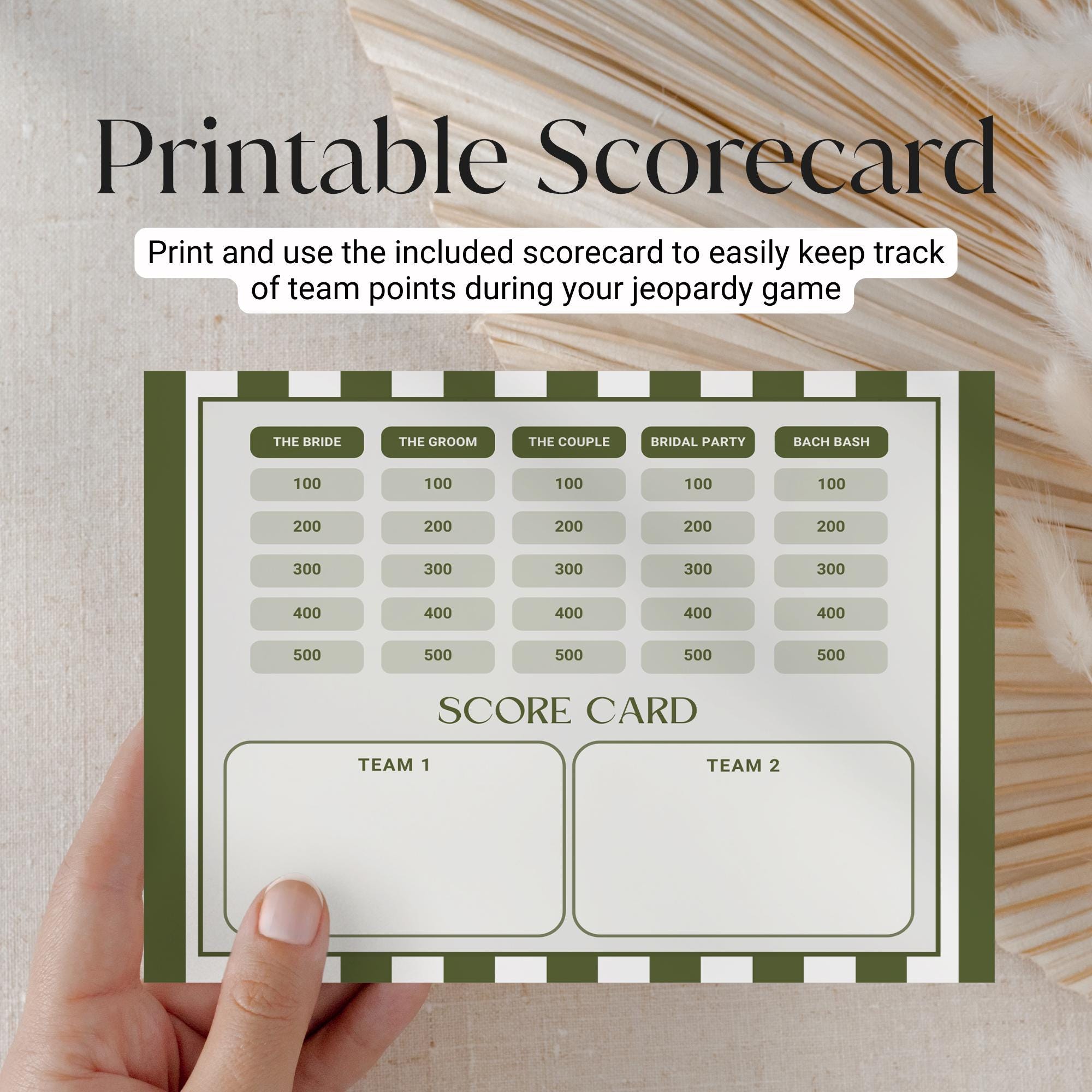 Bikinis and Martinis Bachelorette Jeopardy Game Template, Bach Drinking Game Hens Party, Martinis and Bikinis Bachelorette Trivia Game Canva