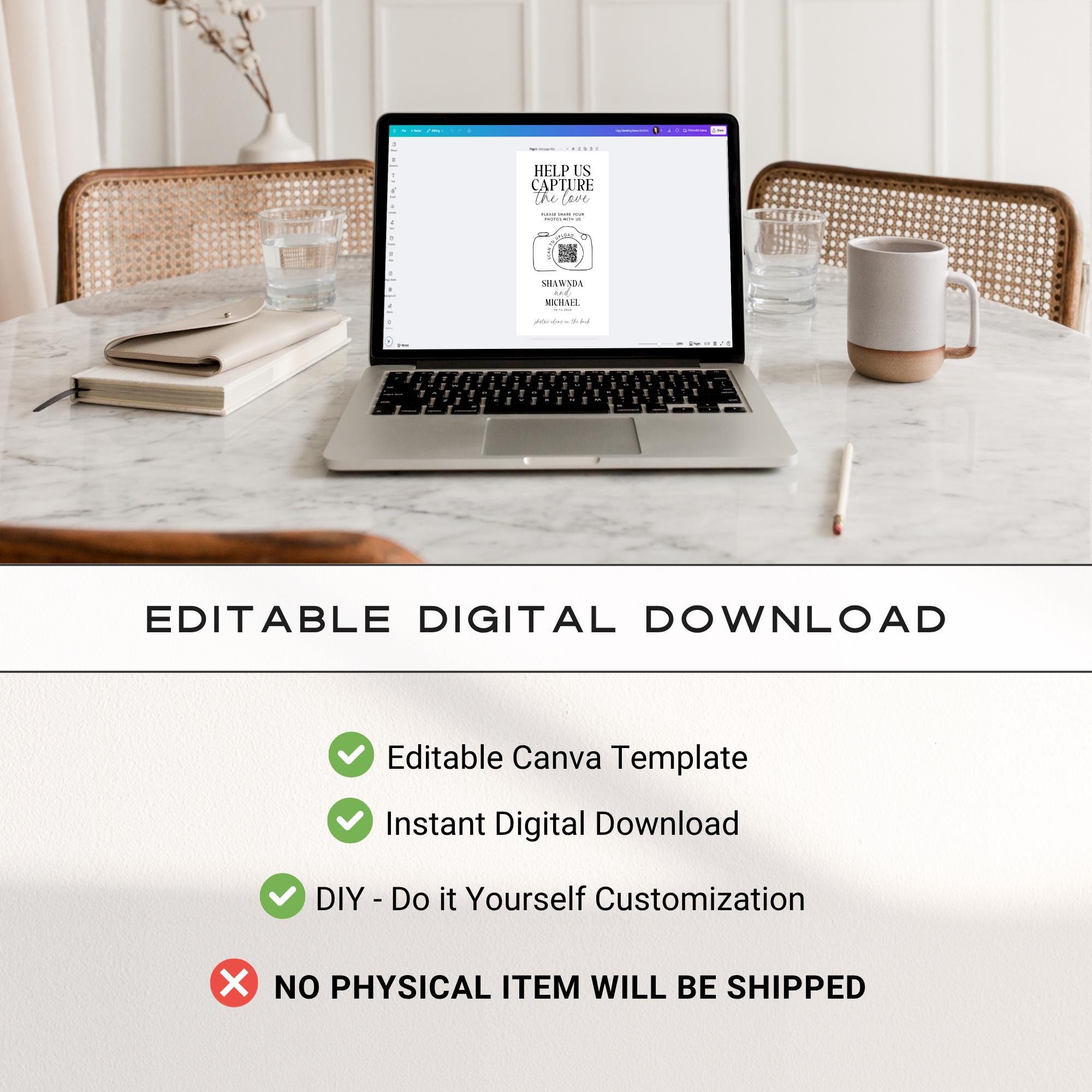 Tequila &amp; Tanlines Bachelorette Weekend Bundle – Beach Canva Templates