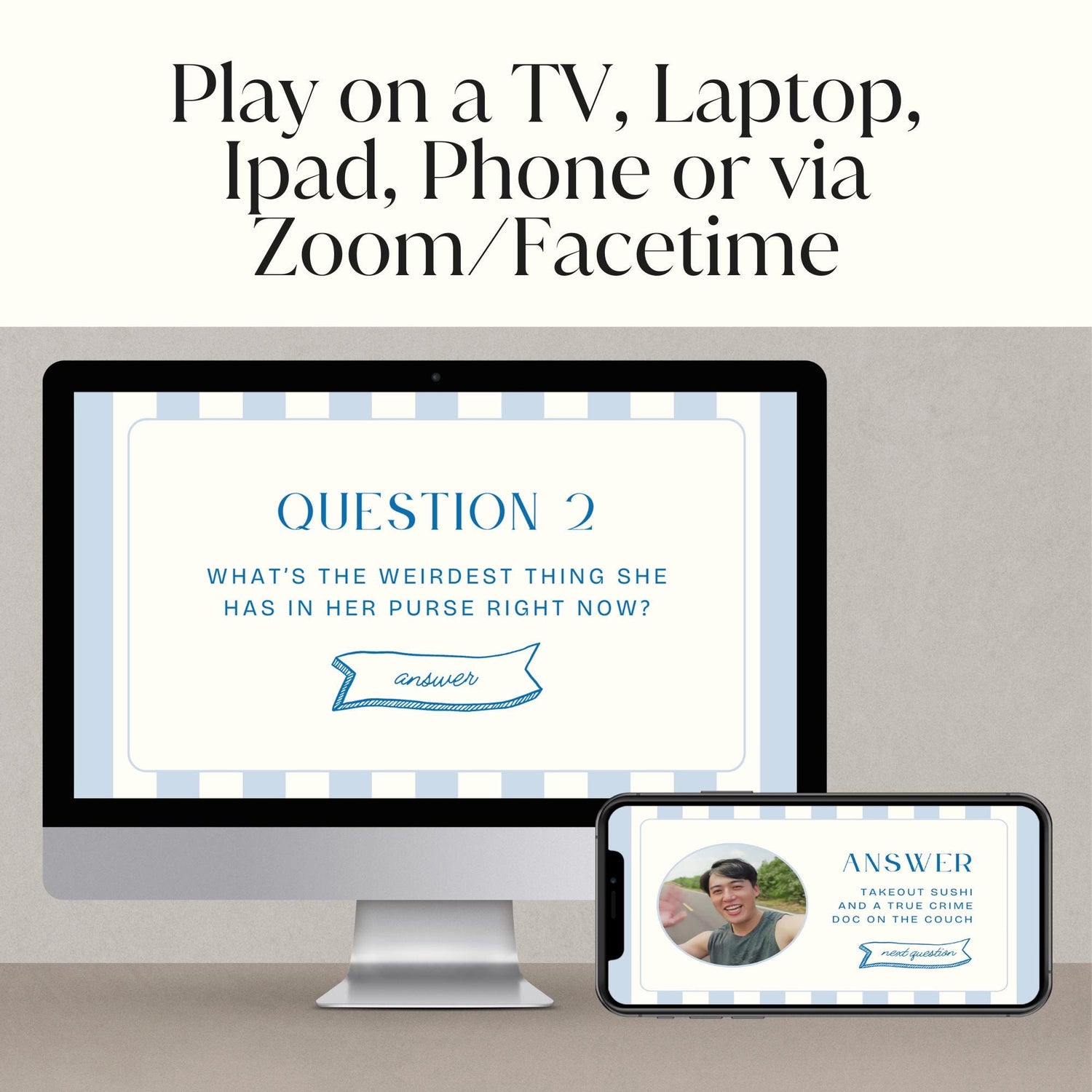 What Did the Groom Say Game – Bachelorette Party Trivia &amp; Drinking Game Canva