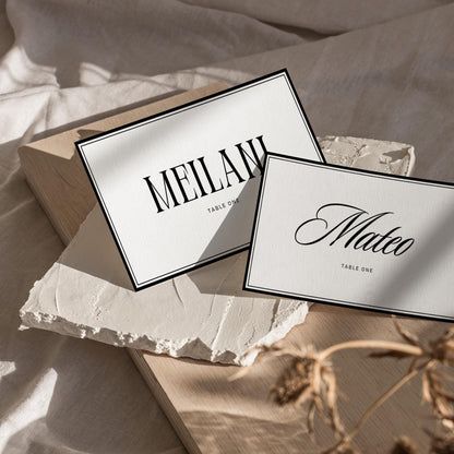 Elegant Minimalist Wedding Invitation Suite – Editable Canva Template Set for a Timeless Wedding