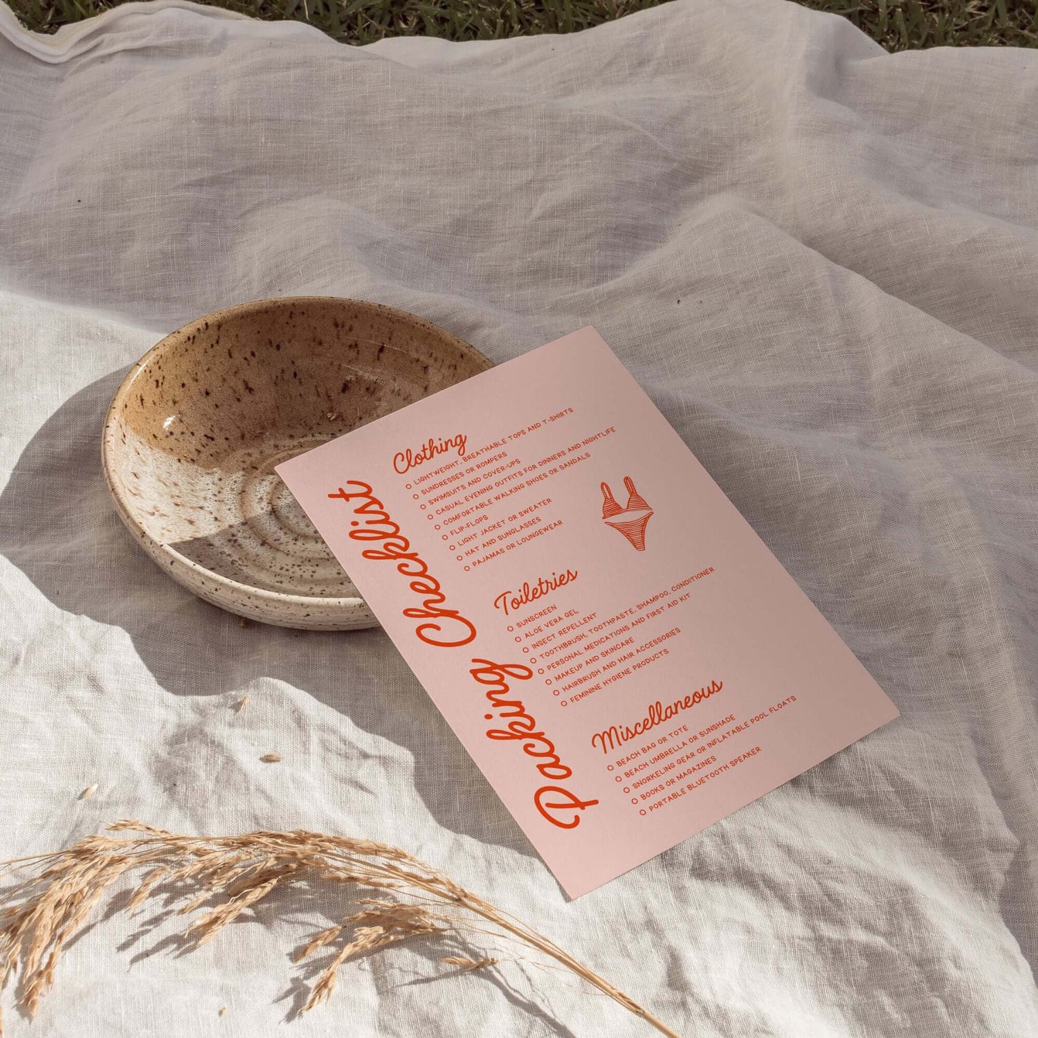 Sun and Spritz Bachelorette Party Templates – Editable Canva Invitation, Itinerary &amp; Packing List for Summer or Beach Bachelorette Weekend