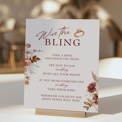 Love is Brewing Bridal Shower Games - Fall Theme Canva Templates