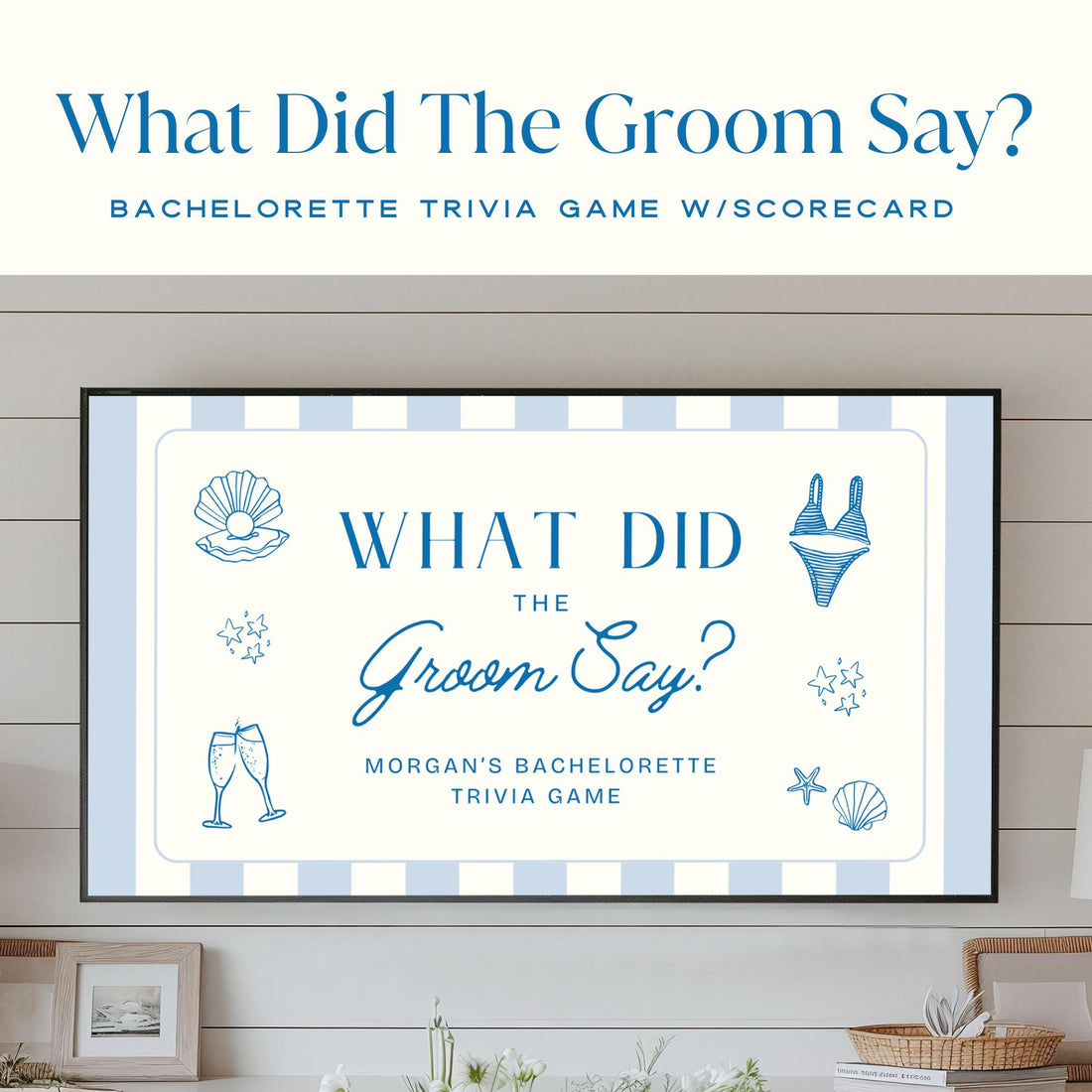 What Did the Groom Say Game – Bachelorette Party Trivia &amp; Drinking Game Canva